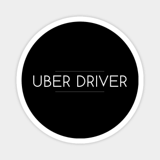 Uber Driver Minimalist Design Magnet